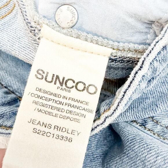 Suncoo Paris Jeans Ridley Light Wash Denim Size 34 France - Picture 7 of 9